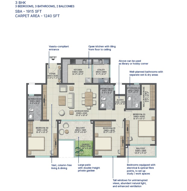 Image of floor and plan